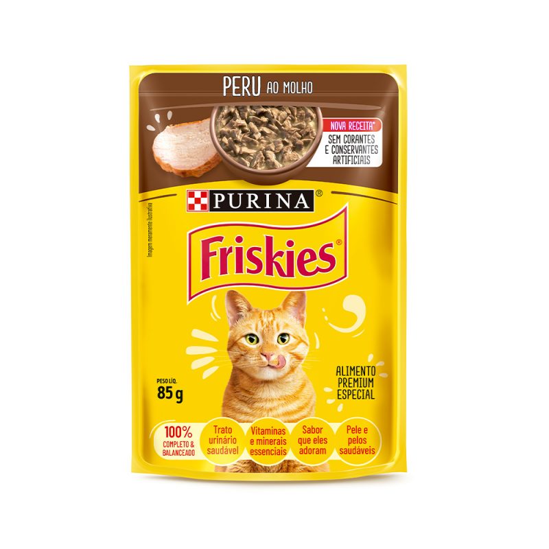 SACHÊ FRISKIES GATOS ADULTOS PERU 85G