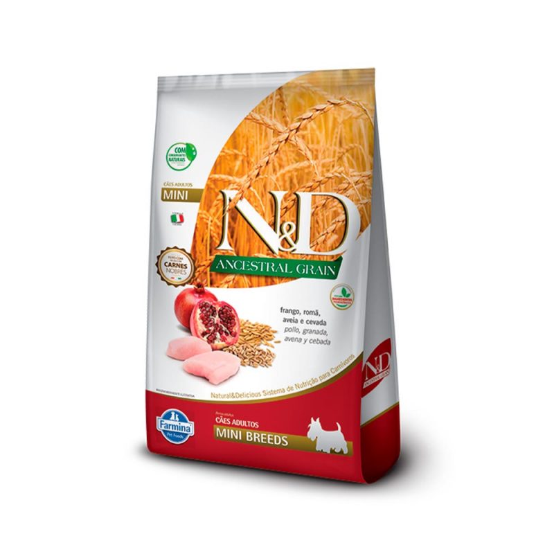 FARMINA ND ANCESTRAL CÃES ADULTOS MINI FRANGO 10,1KG