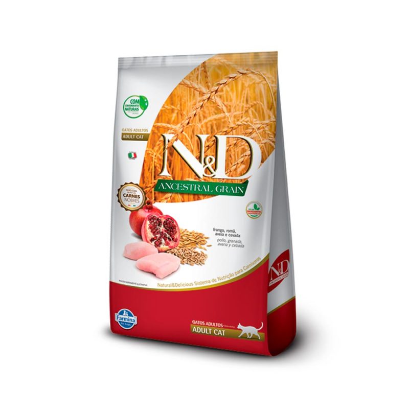 FARMINA ND ANCESTRAL GATOS ADULTOS FRANGO 1,5KG