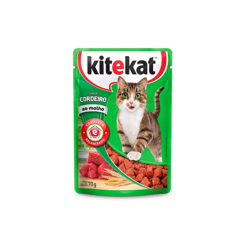 Kitekat Sache Adulto Cordeiro 70g