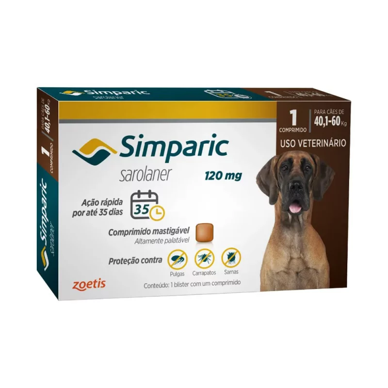 SIMPARIC CÃES 40 A 60KG