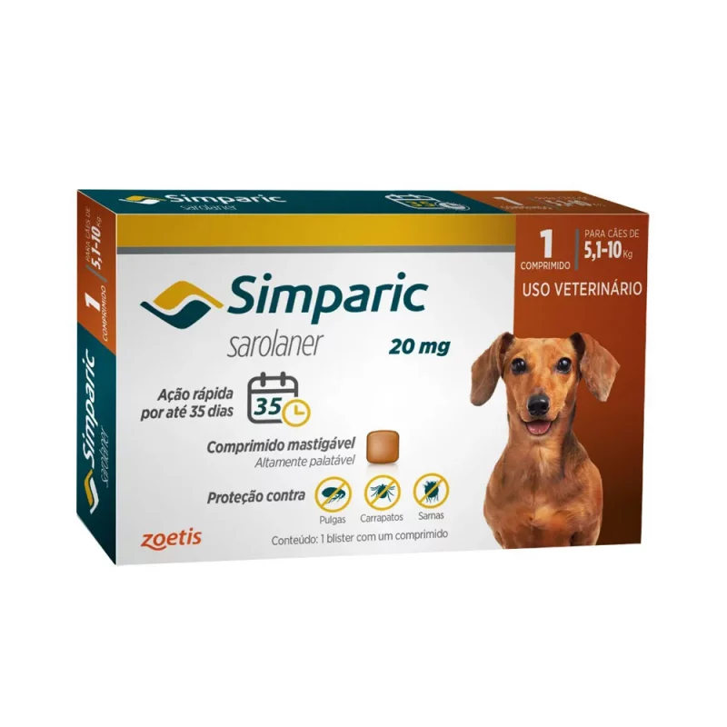 SIMPARIC CÃES 5 A 10KG