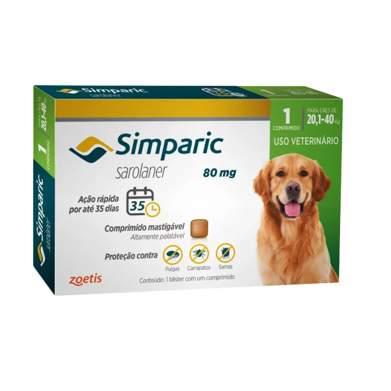 SIMPARIC CÃES 20 A 40KG