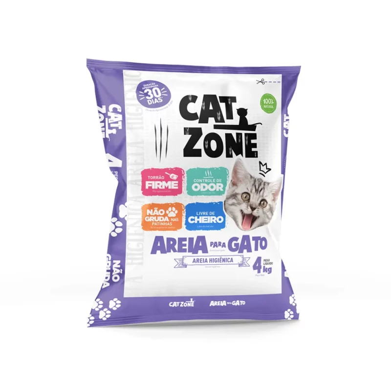 AREIA HIGIENICA CATZONE 4KG