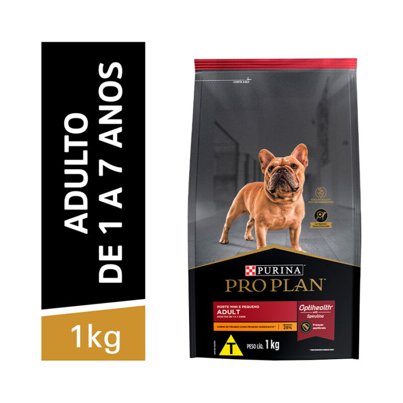 PROPLAN CÃES ADULTOS RAÇA PEQUENA 1KG