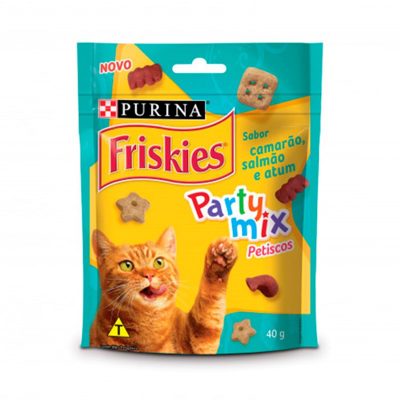 FRISKIES PETISCOS CAMARÃO, SALMÃO E ATUM 40G