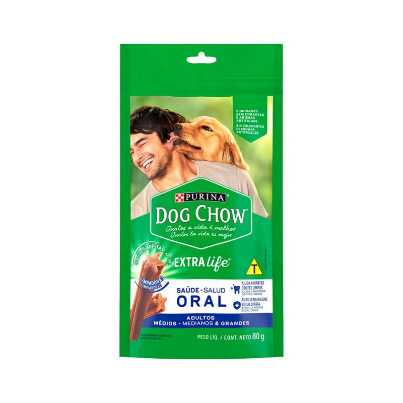 DOG CHOW PETISCO SAÃšDE ORAL 80G