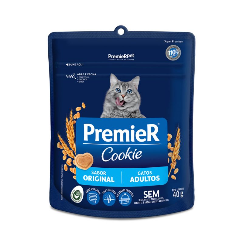 PREMIER COOKIE GATOS ADULTO 40GR