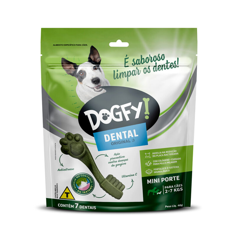 SNACK DENTAL DOGFY ORIGINAL PP DE 2 A 7 KG