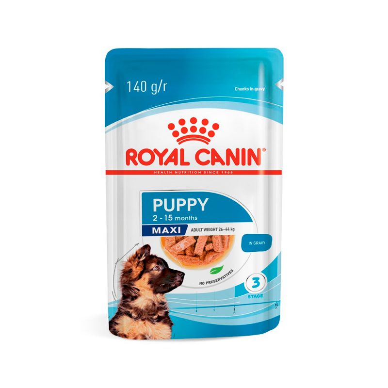 SACHÊ ROYAL CANIN CÃES FILHOTES MAXI 140G