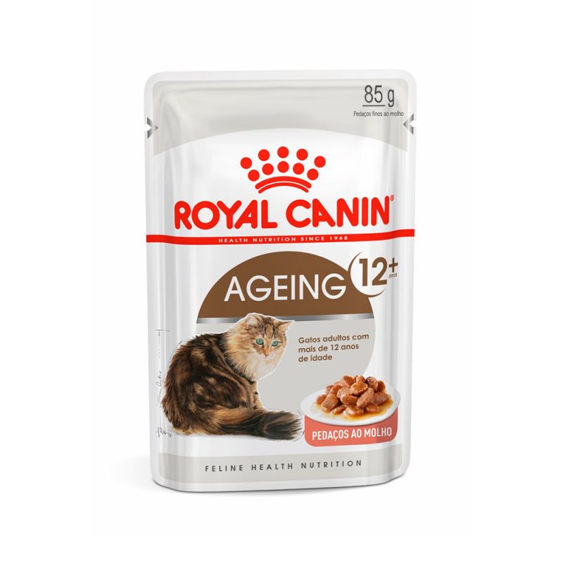 SACHÊ ROYAL CANIN GATOS ADULTOS AGEING 12+ 85G