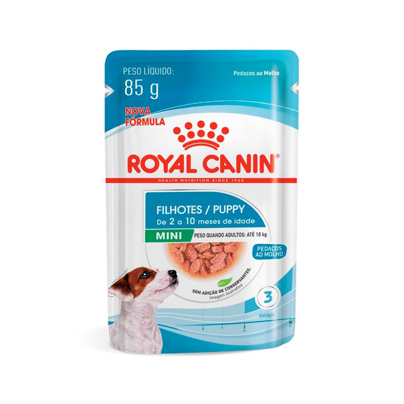 SACHÊ ROYAL CANIN CÃES FILHOTES MINI 85G