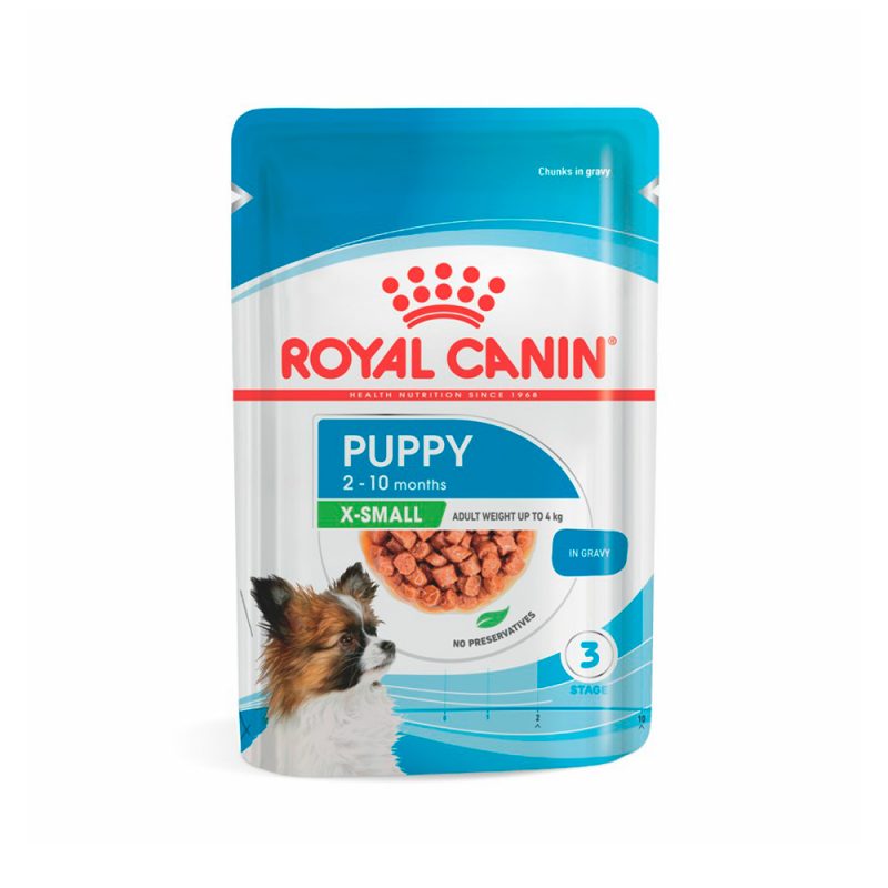 SACHE ROYAL CANIN CAES FILHOTES X-SMALL PUPPY 85G