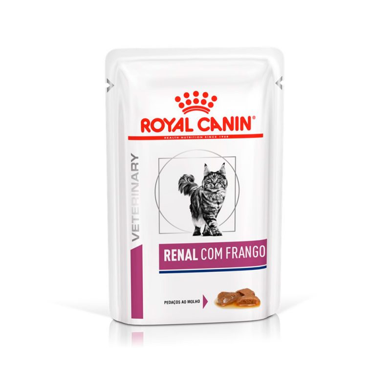 SACHÊ ROYAL CANIN VETERINARY DIET GATOS ADULTOS RENAL 85G