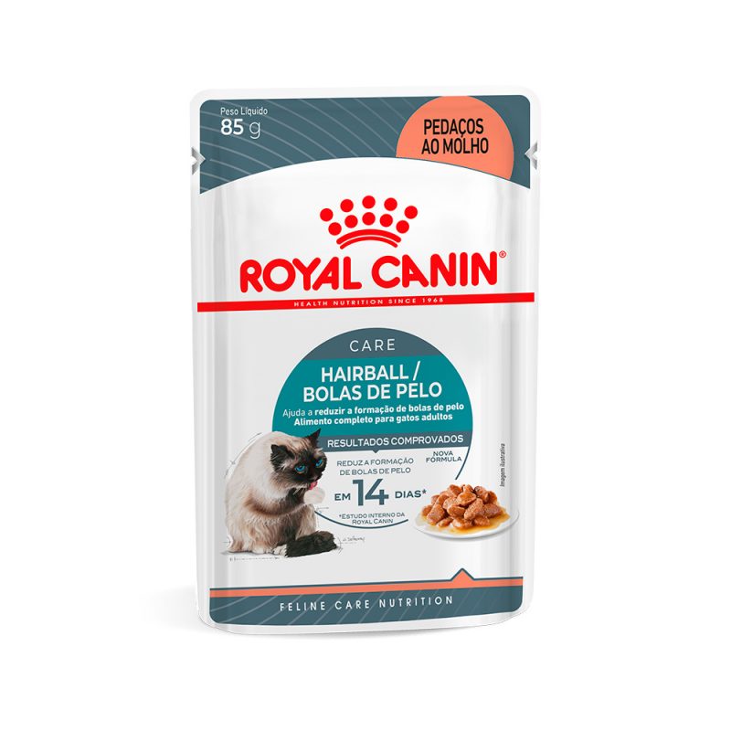 SACHÊ ROYAL CANIN GATOS ADULTOS HAIRBALL CARE 85G