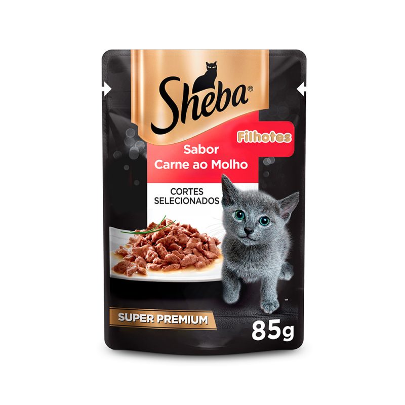 SACHÊ SHEBA GATOS FILHOTES CARNE 85G