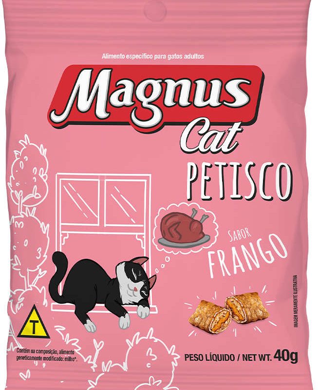 MAGNUS GATO PETISCO FRANGO 40G