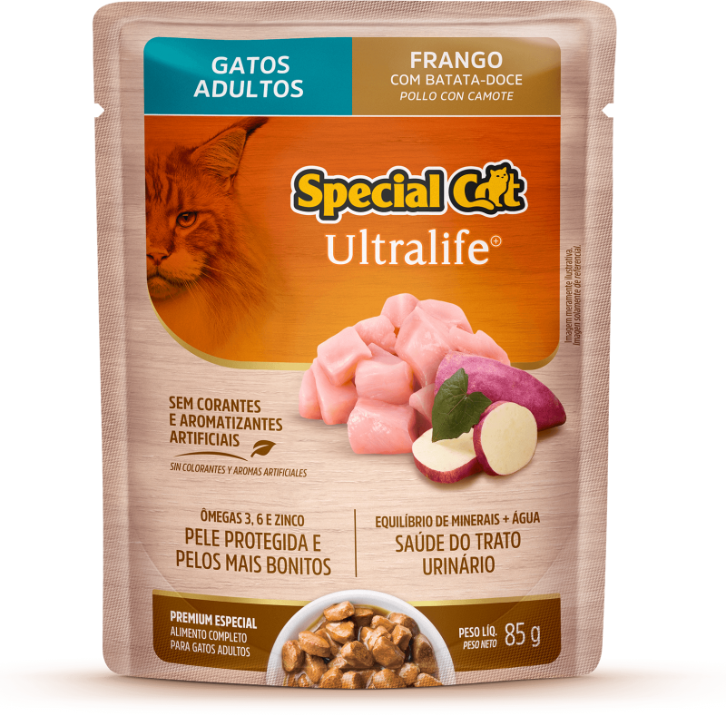 SACHÊ SPECIAL CAT GATOS ADULTOS FRANGO 85G