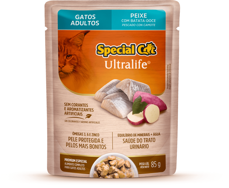 SACHÊ SPECIAL CAT GATOS ADULTOS PEIXE 85G