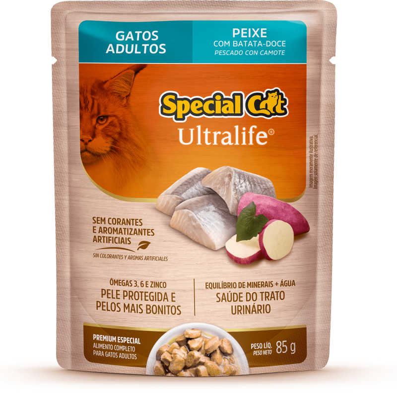 SACHÊ SPECIAL CAT GATOS ADULTOS PEIXE 85G