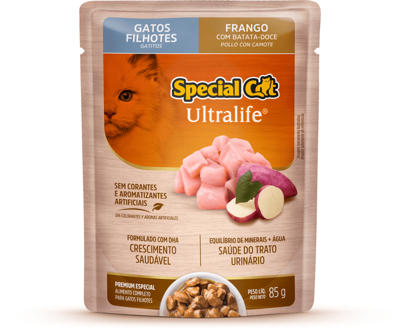 SACHÊ SPECIAL CAT GATOS FILHOTES FRANGO 85G