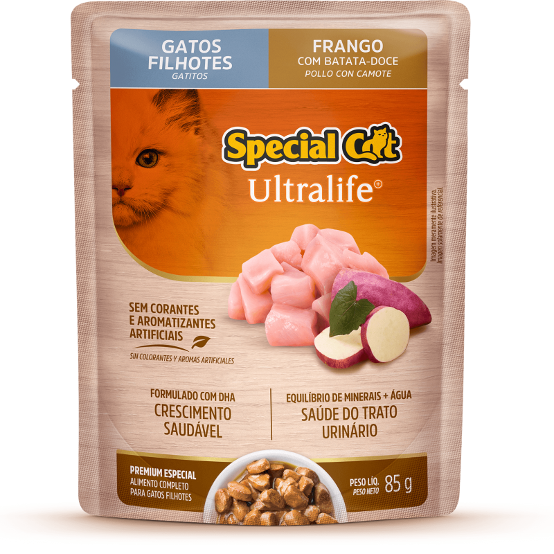 SACHÊ SPECIAL CAT GATOS FILHOTES FRANGO 85G