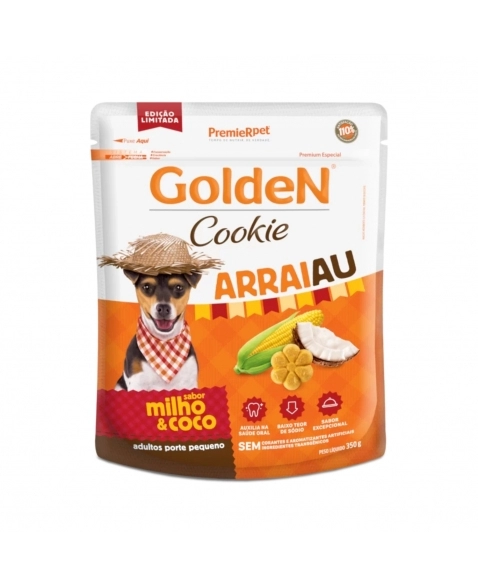 GOLDEN COOKIE CAES AD ARRAIAU 350G EDICAO LIMITADA